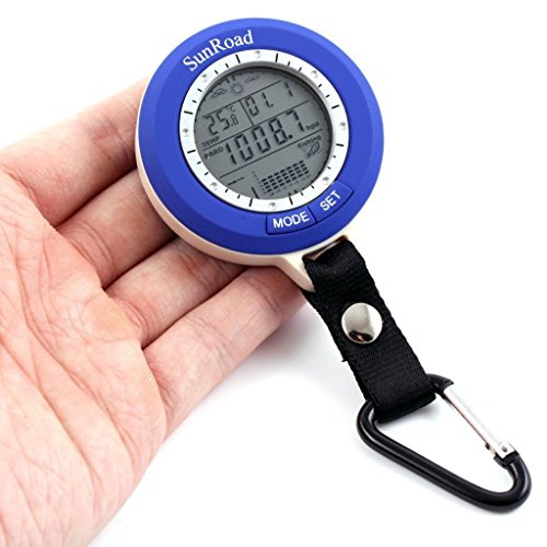 Ably Portable LED Waterproof Fishing Barometer Watch with Altimeter
