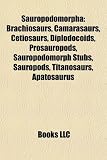Sauropodomorpha: Brachiosaurs, Camarasaurs, Cetiosaurs, Diplodocoids, Prosauropods, Sauropodomorph Stubs, Sauropods, Titanosaurs, Apato