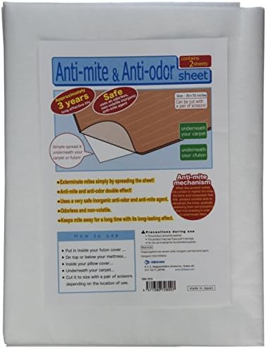 Obikawa Anti-mite + Anti-odor Sheet (2 Sheets)