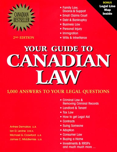 your guide to canadian law 1000 answers to the most frequently asked questions