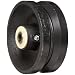 EZ Roll WEZ-0520-VGR 5" Diameter X 2" Width V-Groove Steel Wheel, 1100 lbs Load Capacity