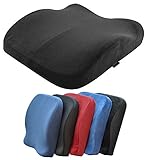 Medipaq® The Memory Foam Contoured Seat & Back Cushion - Reduce Back Ache, Improve Posture!