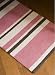 Glenna Jean Pink Stripe Hooked Wool Rug