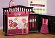 Plum Garden 6 piece Crib Set
