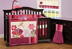 Plum Garden 6 piece Crib Set