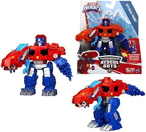 Optimus Prime to T-Rex Transformers Rescue Bots