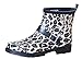 Capelli New York Women's Buckle Accent Waterproof Printed Rain Boots