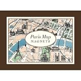 Paris Maps Magnet Set by Cavallini & Co.