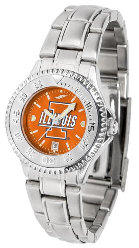 Illinois Fighting Illini NCAA Womens Steel Anochrome Watch