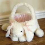Bearington Plush Easter Basket BUNNY