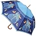 Laurel Burch Stick Umbrella Canopy Auto Open-Indigo Cats, 42-Inch