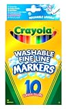 Crayola 10 Washable Fine Line Markers