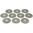 10 Diamond-Cut Off Wheels Jewelers Lapidary fits Dremel