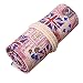 36 Holes Canvas Wrap Roll-up Pencil Case Pen Bag Storage Pouch - Union Jack RS.475.00