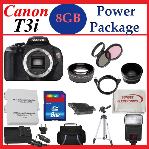 Canon EOS Rebel T3i 18 MP CMOS Digital SLR Camera 