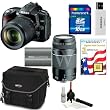 Nikon D90 Digital SLR Camera with 18-105mm AF-S DX VR Nikkor Lens [Outfit] + Nikon 70-300mm Lens + Transcend 16GB Memory Card + Willoughbys Bonus Kit