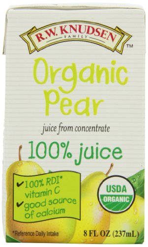 R.W. Knudsen Organic Pear Juice, 8-Ounce Boxes (Pack of 27)