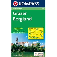Grazer Bergland 1 : 50 000: Wander- und Bikekarte 221. Mit Tourenf�hrer KOMPASS kompakt. 46 S. / GPS-genau