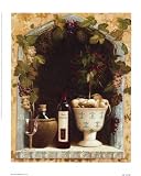 Olive Oil and Wine Arch I Art Poster Print by Welby , 10×12