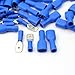 HOODDEAL 100PCS Metal Assorted Electrical Wire Terminal Spade Connectors Male Female
