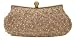 Fully Beaded Pattern with Sequin Rhinestones and Pearls Evening Bag (Elena)