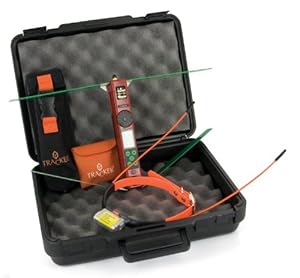 Tracker Red Maxima 5 Band-30 Slot Hunting Dog Receiver - Supra Motion Transmitter with Orange Hunting Dog Collar