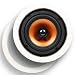 Micca M-6C 6.5 Inch 2-Way In-Ceiling In-Wall Speaker with Pivoting 1" Silk Dome Tweeter (Each, White)