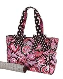 Belvah Quilted Flower Paisley Diaper Bag with Changing Pad – Pink, Brown (15x10x5.5) Review Belvah Quilted Flower Paisley Diaper Bag with Changing Pad – Pink, Brown (15x10x5.5) Review