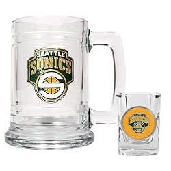 Seattle Sonics NBA Boilermaker Set - Primary Logo by Great American Products