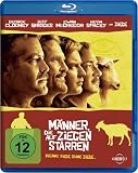DVD cover: Männer, die auf Ziegen starren [Blu-ray]