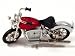 Collectible Miniature Quartz Clock in Motorcycle Style Silver Color_s-2