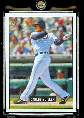 2005 Bowman Heritage # 104 Carlos Guillen Detroit Tigers Baseball Card