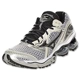 MIZUNO Men's Wave Creation 12 Running Shoes, Pearlized White/Black