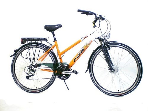 Mifa Damen Trekkingrad 24 Gang, wei&szlig;/orange, 46 cm, 28 Zoll, MT321-01 Preisvergleich