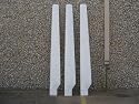 20.4 Ft (245") Diameter. High Efficient Wind Generator Blades NO HUB, 3 Rotors