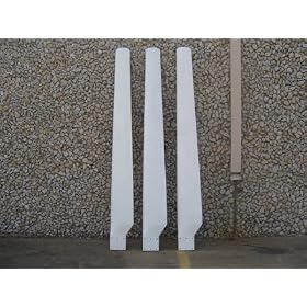 20.4 Ft (245") Diameter. High Efficient Wind Generator Blades NO HUB, 3 Rotors