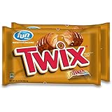 Twix Caramel Fun Size Candy, 22.34-Ounce Packages (Pack of 2)