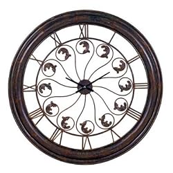 Wellington Iron Clock - Verdi (40in Dia)