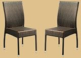 Safavieh Newbury Wicker Chair - PAT1015A-SET2