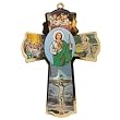 Wooden Wall Cross - Sacred Heart of Jesus - MADE IN ITALY
