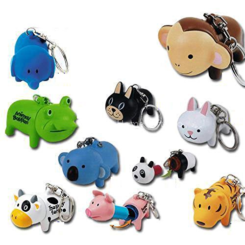 niceEshop(TM) Cute Cartoon Walk Small Animals Retractable Pen (Random Pattern)