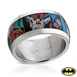Batman Stainless Steel Unisex Ring. Ring Size 9. Total Item weight 7.5 g.