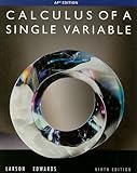 Calculus of a Single Variable, 9th Edition
