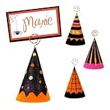 51Qljyyl0TL. SL160  Glitterville Halloween Get together Glitter Placecard Holders, Set of eight
