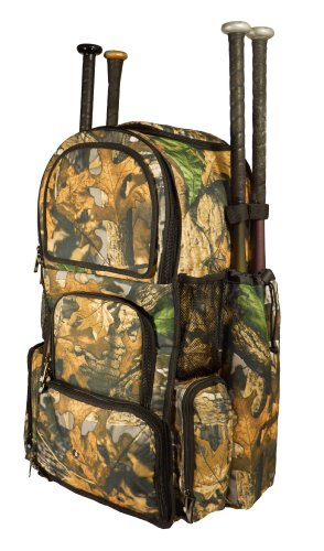 Tree Camouflage Chita Softball Baseball Bat Equipment Backpack