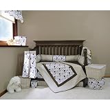 Trend Lab Baby Cocoa Dots 4-pc. Crib Bedding Set