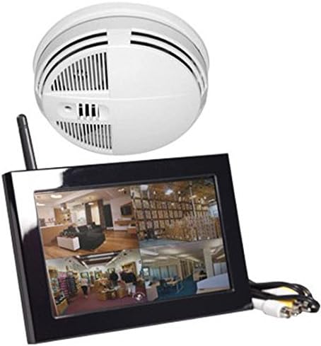 Side View PIR Smoke Detector w QUAD LCD