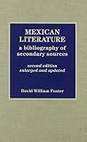 Mexican literature : a bibliography of secondary sources