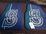 Seattle Mariners Car Mats 2 Piece universal fit Car Floor Mat (Rug) - Seattle Mariners MLB Baseball