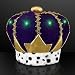 Light Up Mardi Gras King Crown Hat